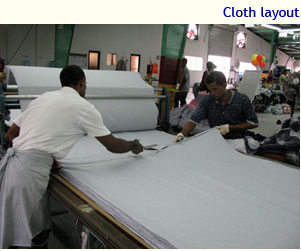cloth layout